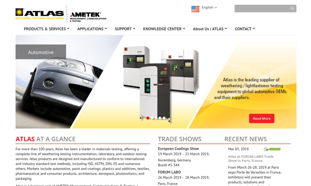 AMETEK - Atlas Material Testing Solutions